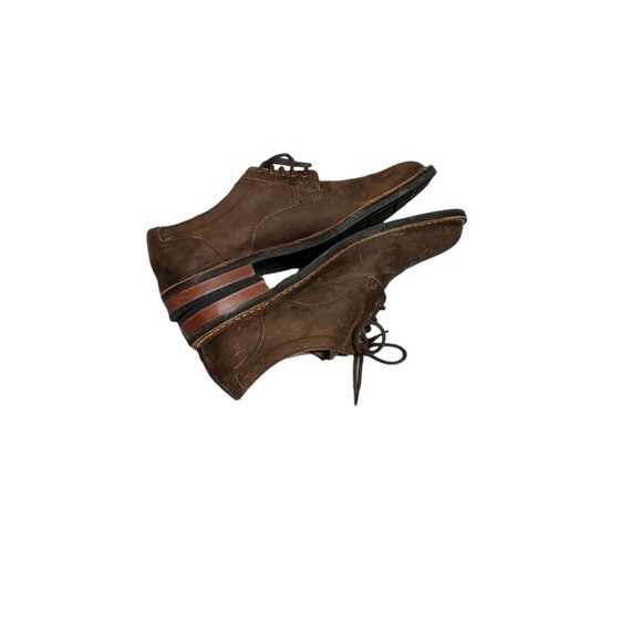 Cole Haan men's leather casual lace up leather loafer distressed look 9.5M - Picture 2 of 12